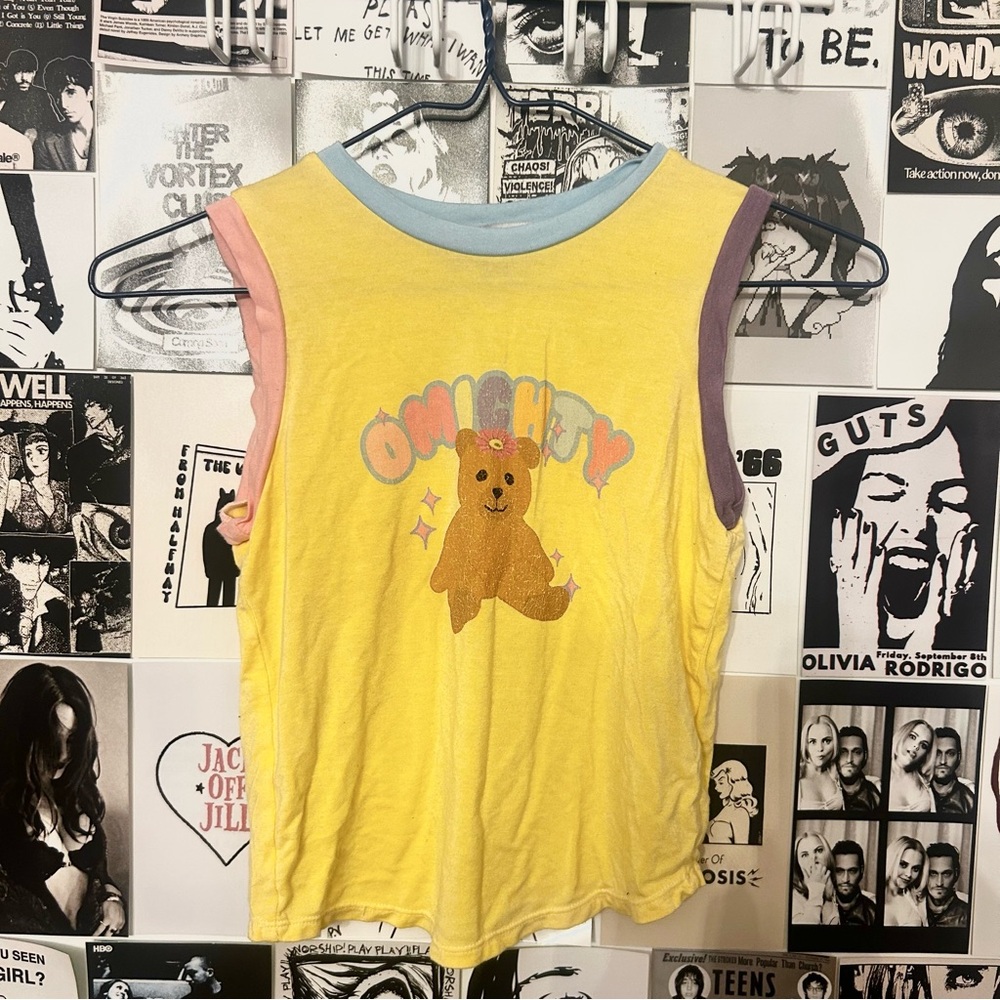omighty Bear Pastel Tank Top